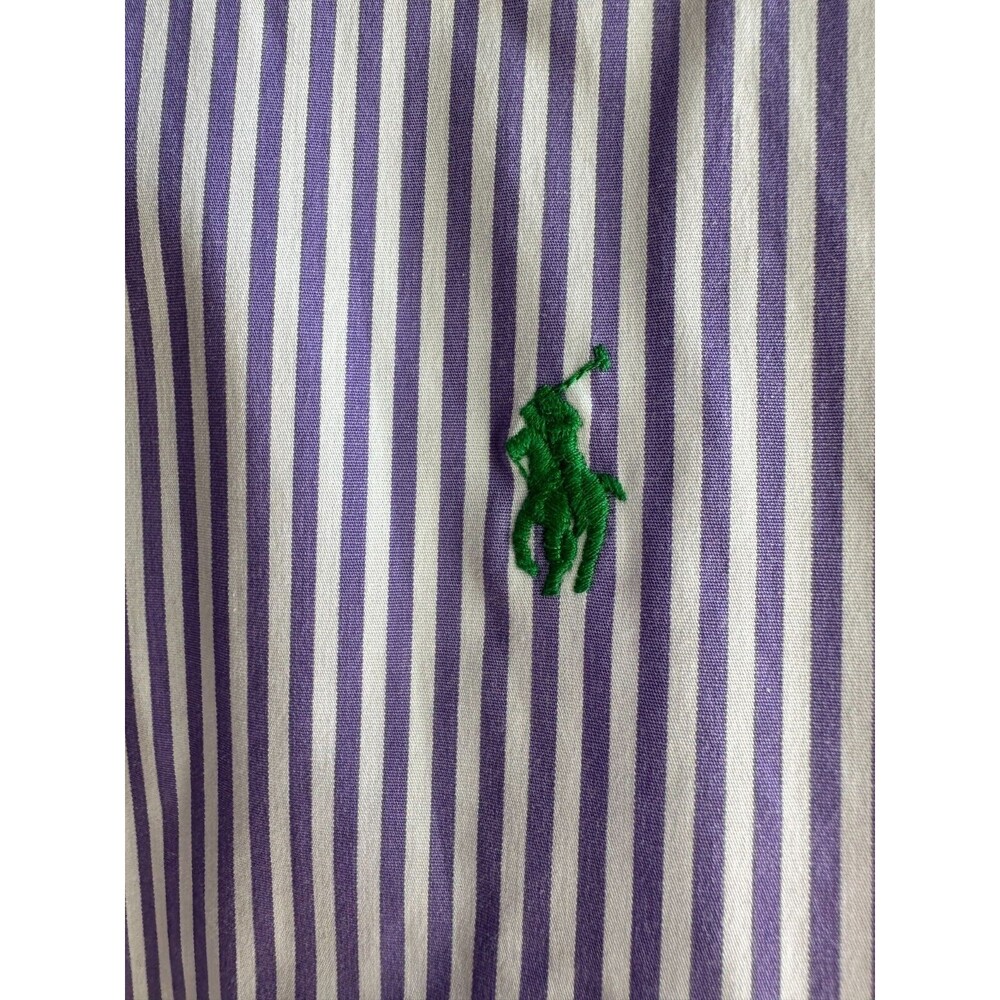 NWT Polo Ralph Lauren MEN'S DRESS Shirt XL Classic Fit Stripe Stretch Poplin new